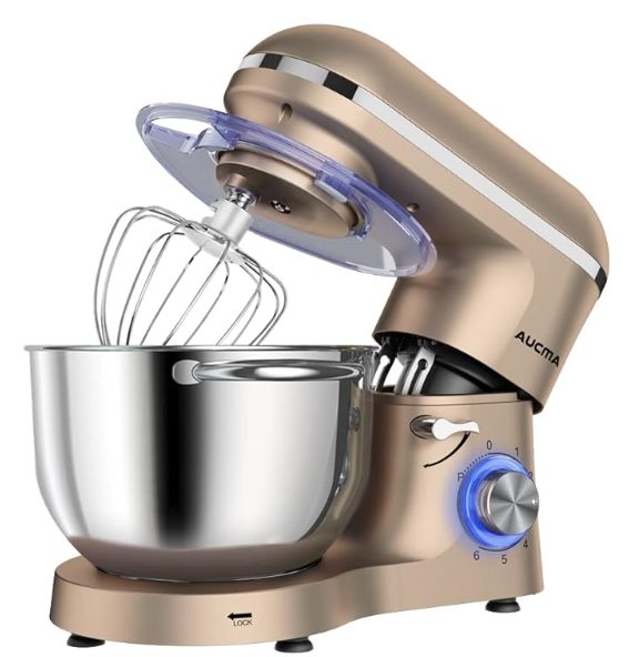 Aucma 6.5-Quart Tilt-Head Stand Mixer Review: Elevate Your Baking Game with Power and Precision.