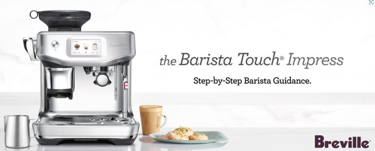 Breville Barista Touch Impress Espresso Machine BES881DBL