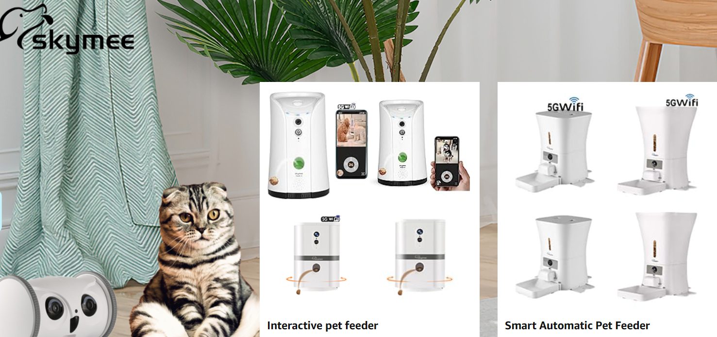 SKYMEE 12L Smart Automatic Dog and Cat Feeder with Camera4